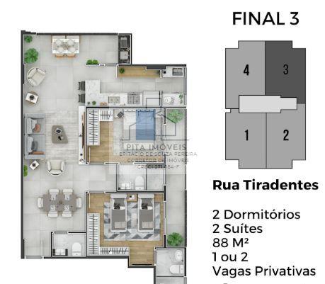 Apartamento à venda com 2 quartos, 87m² - Foto 24