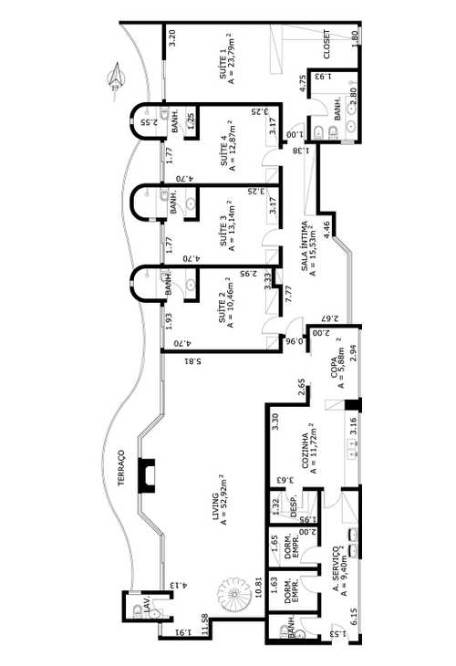 Apartamento à venda com 4 quartos, 220m² - Foto 10