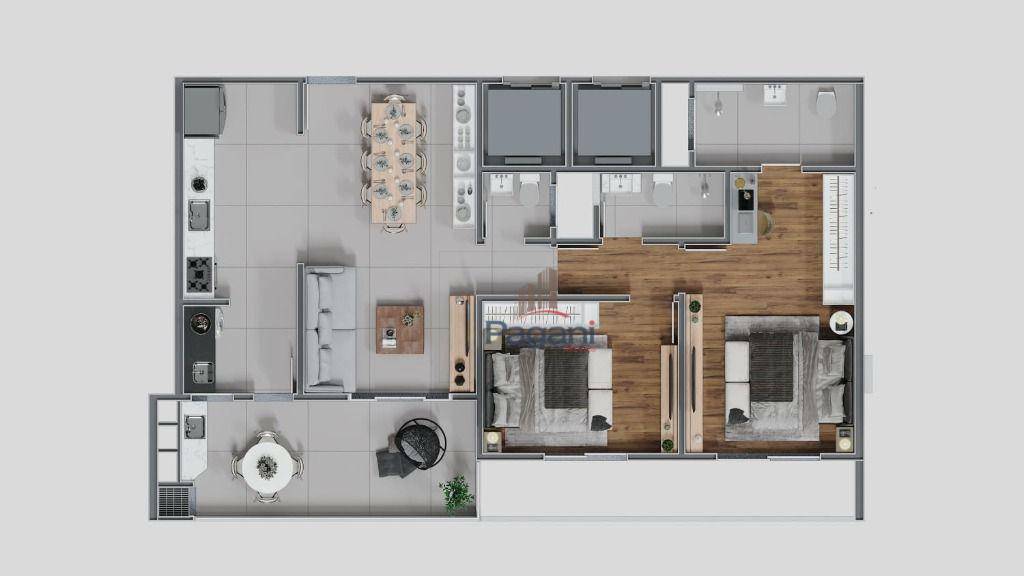 Apartamento à venda com 2 quartos, 100m² - Foto 26