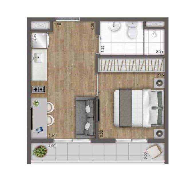 Apartamento à venda com 2 quartos, 33m² - Foto 24