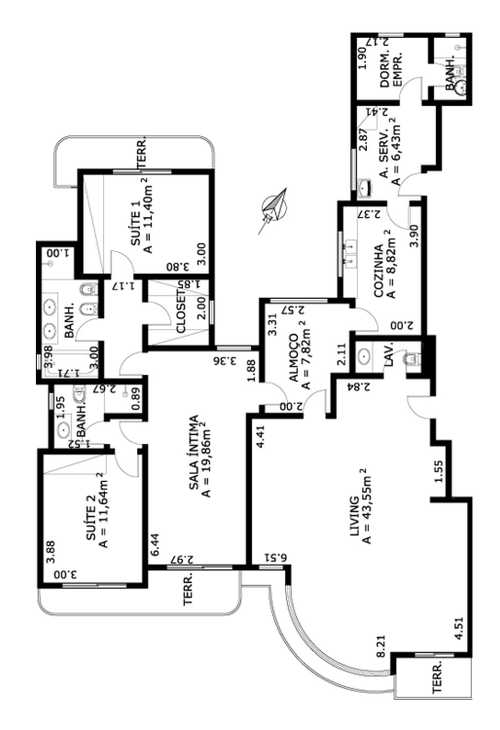 Apartamento à venda com 3 quartos, 165m² - Foto 7