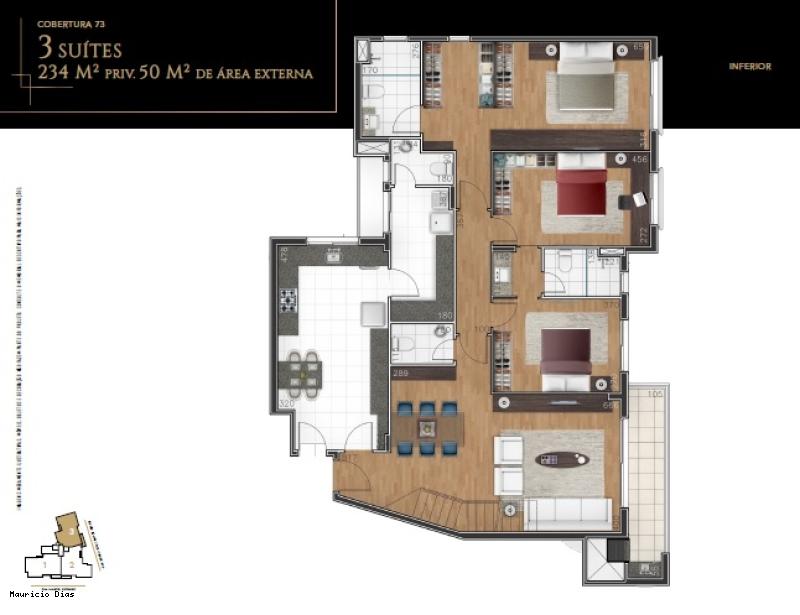 Apartamento à venda com 3 quartos, 145m² - Foto 18