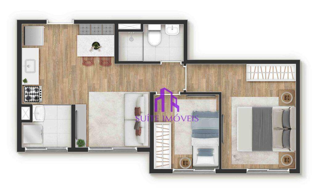 Apartamento à venda com 2 quartos, 37m² - Foto 31