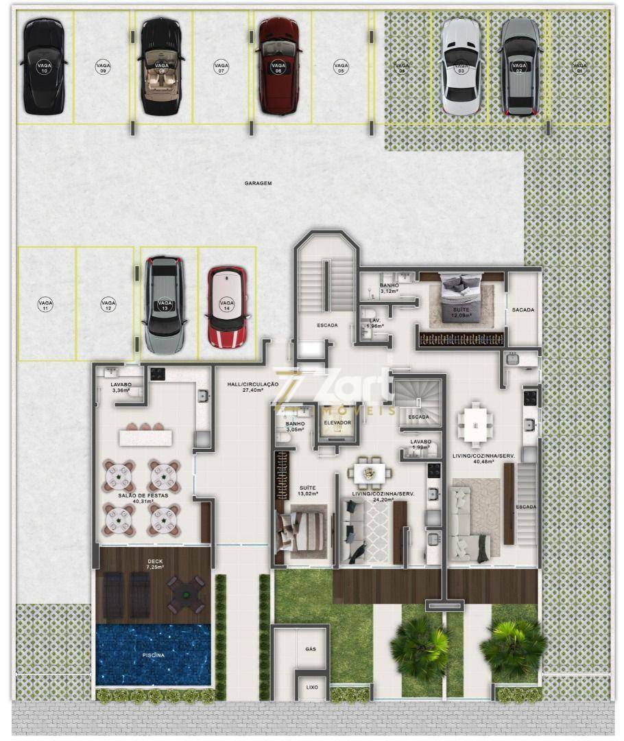 Apartamento à venda com 2 quartos, 121m² - Foto 6