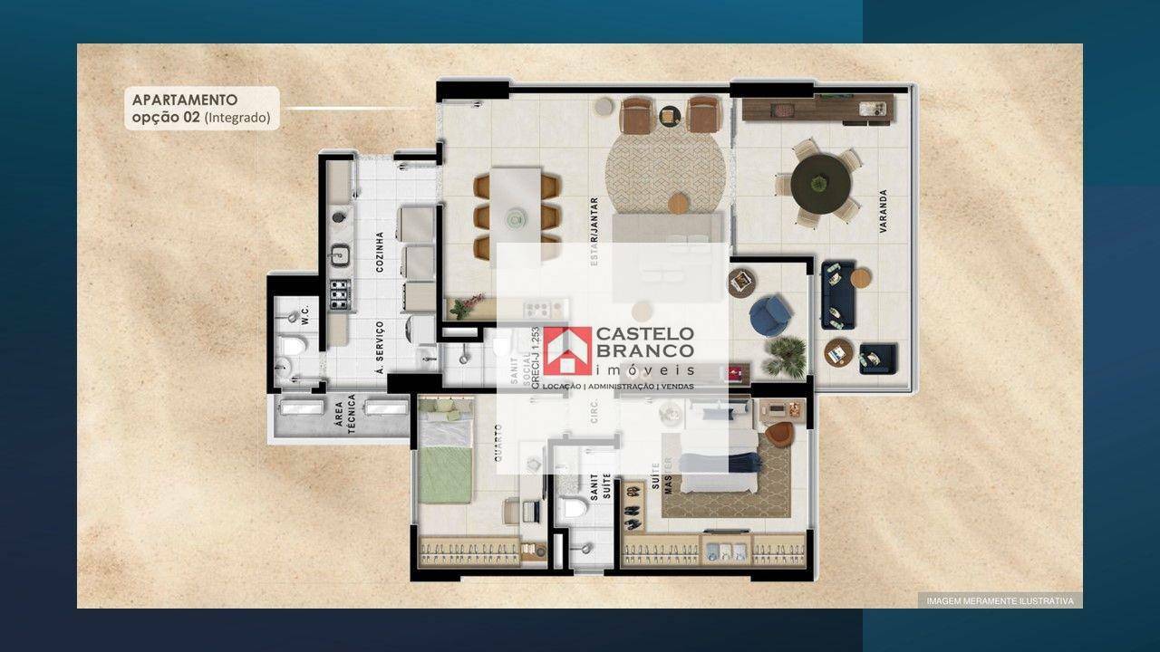 Apartamento à venda com 3 quartos, 104m² - Foto 7