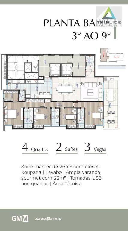 Apartamento à venda com 4 quartos, 255m² - Foto 59