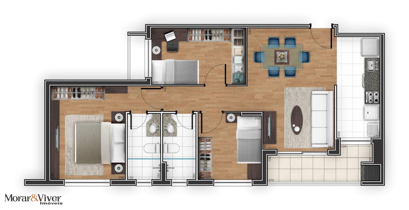 Apartamento à venda com 3 quartos, 78m² - Foto 18