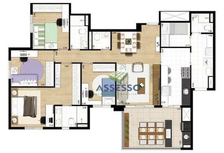 Apartamento à venda com 3 quartos, 101m² - Foto 45