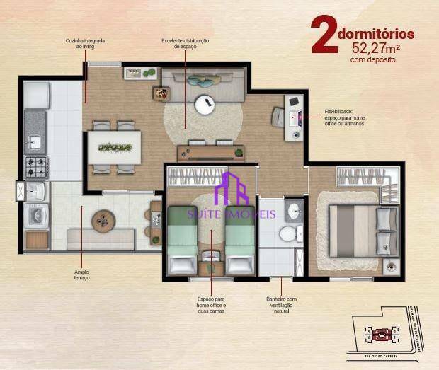 Apartamento à venda com 2 quartos, 71m² - Foto 13