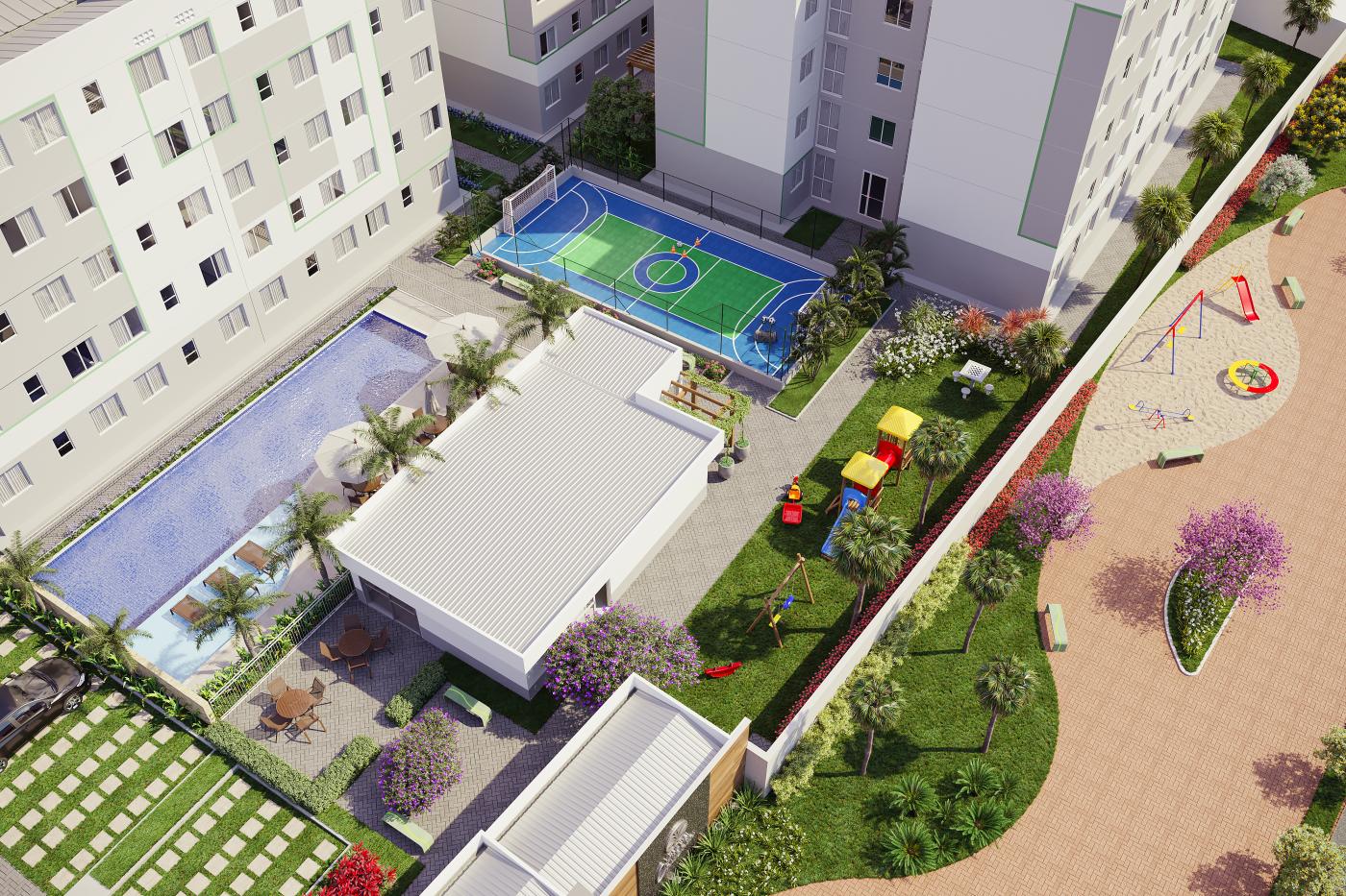 Apartamento à venda com 2 quartos, 42m² - Foto 3