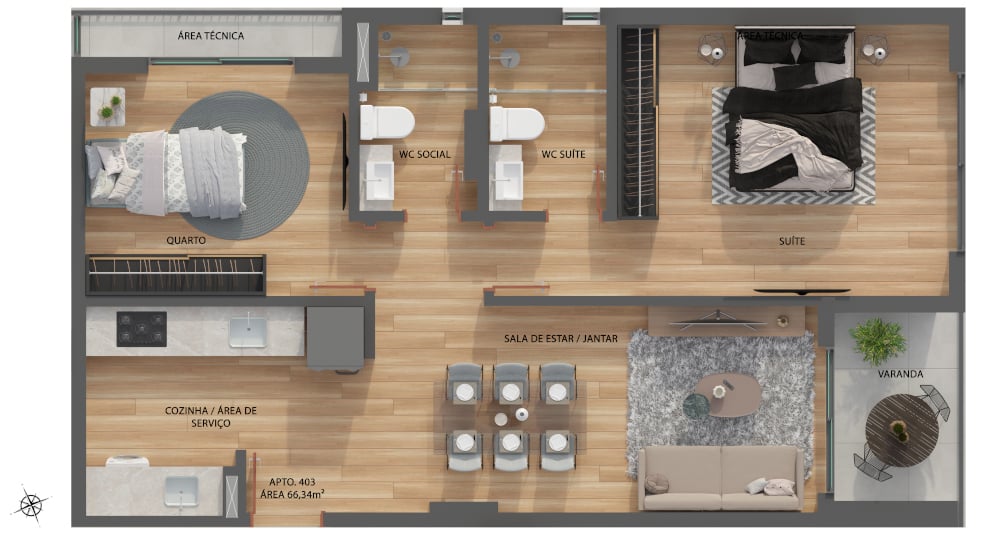 Apartamento à venda com 1 quarto, 5247m² - Foto 33