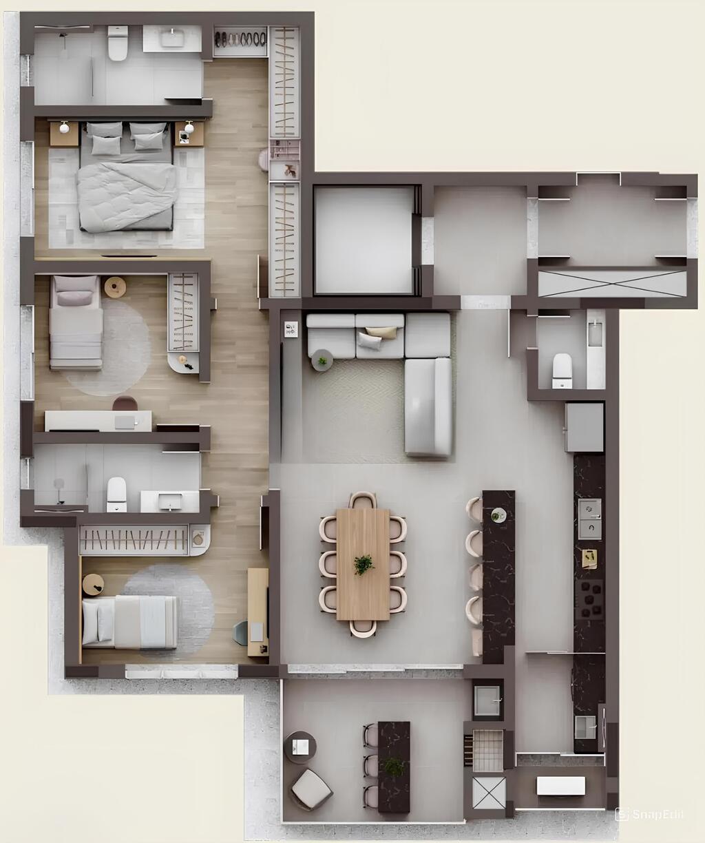 Apartamento à venda com 3 quartos, 124m² - Foto 51