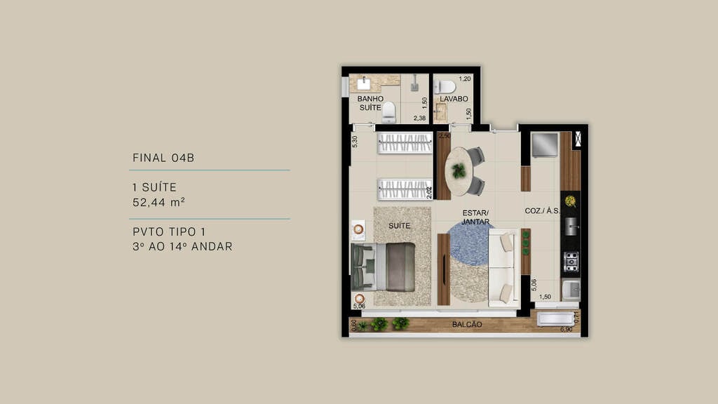 Apartamento, 3 quartos, 261 m² - Foto 20