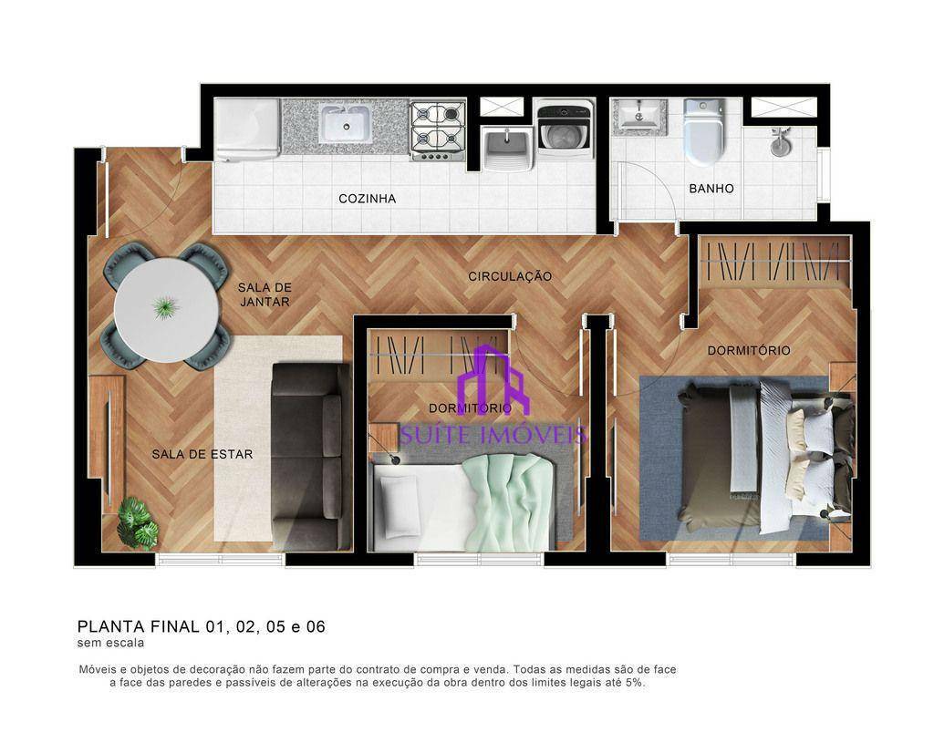 Apartamento à venda com 2 quartos, 42m² - Foto 12