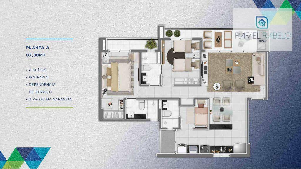 Apartamento à venda com 2 quartos, 86m² - Foto 30