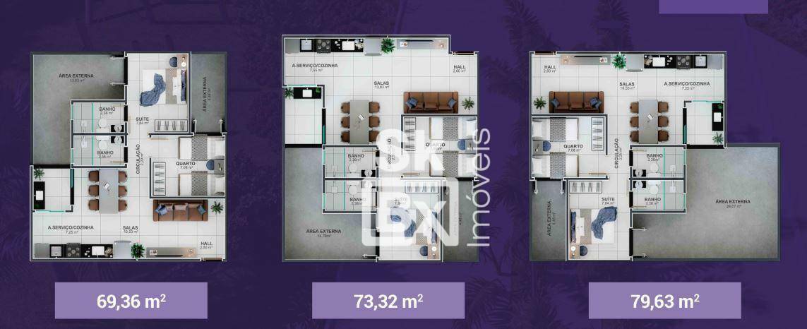 Apartamento, 2 quartos, 68 m² - Foto 2