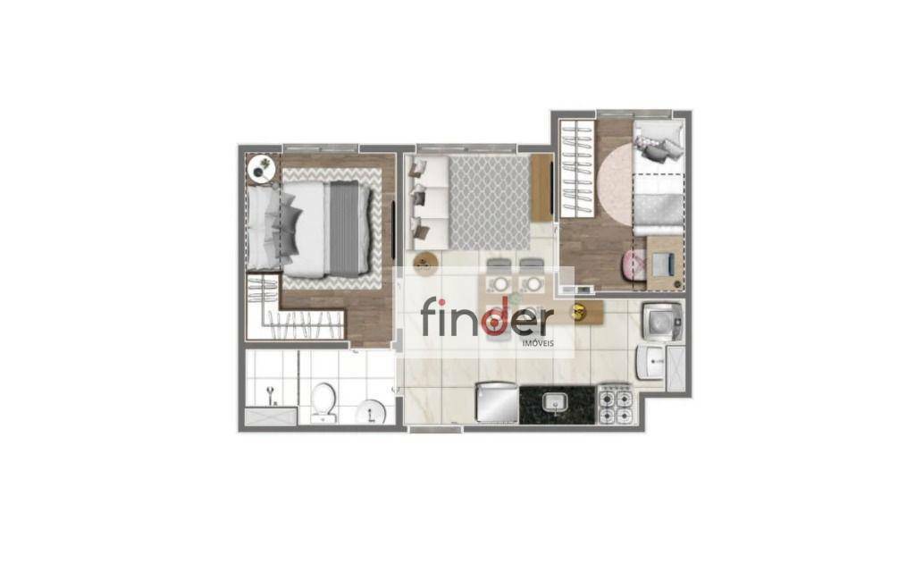 Apartamento à venda com 2 quartos, 35m² - Foto 25