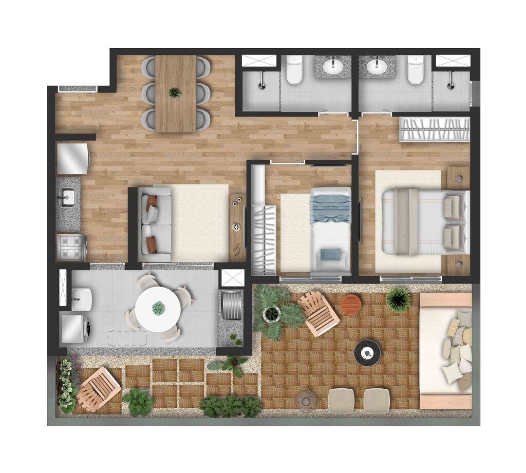 Apartamento à venda com 2 quartos, 49m² - Foto 4