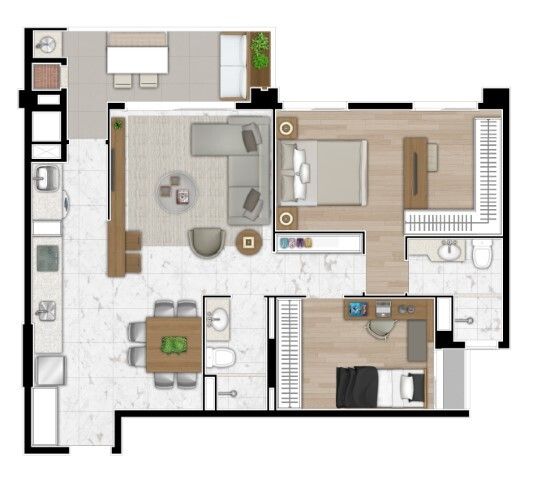 Apartamento à venda com 2 quartos, 63m² - Foto 33