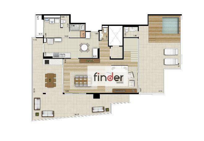 Apartamento à venda com 3 quartos, 210m² - Foto 50