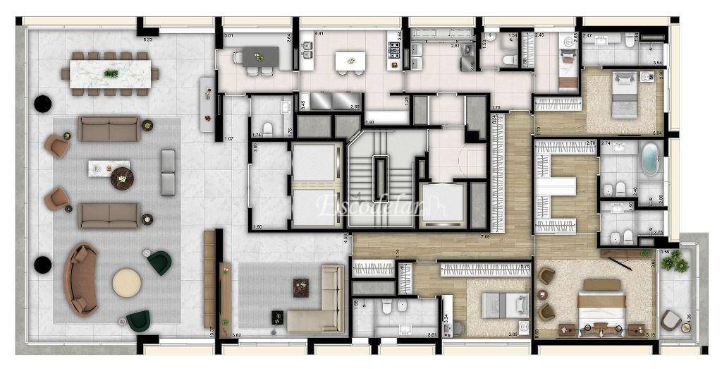 Apartamento à venda com 4 quartos, 358m² - Foto 7