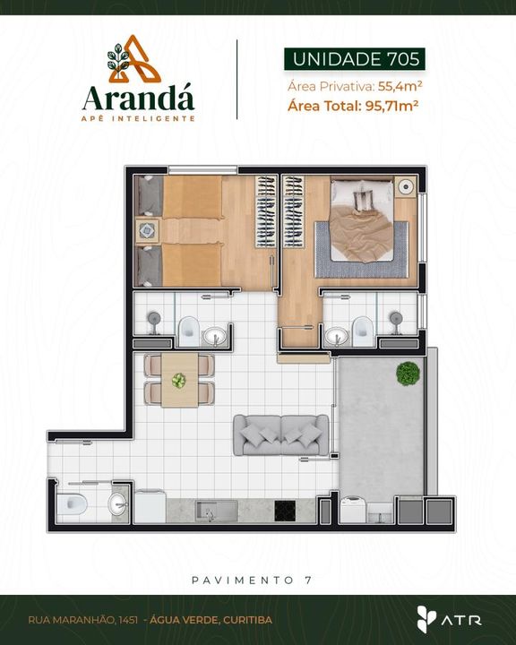 Apartamento à venda com 2 quartos, 155m² - Foto 20