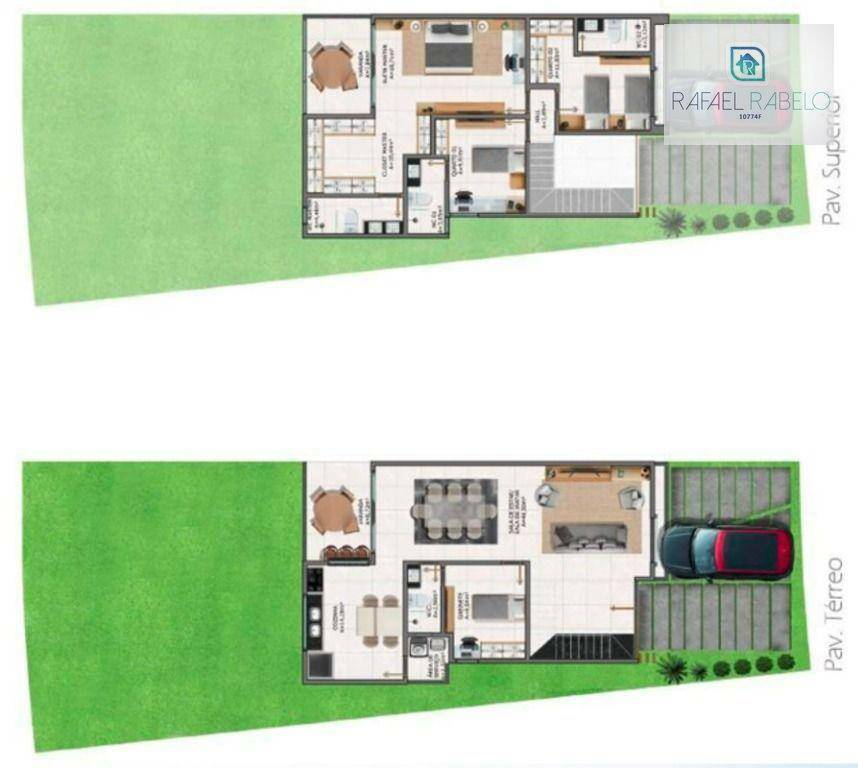 Casa de Condomínio à venda com 4 quartos, 185m² - Foto 2