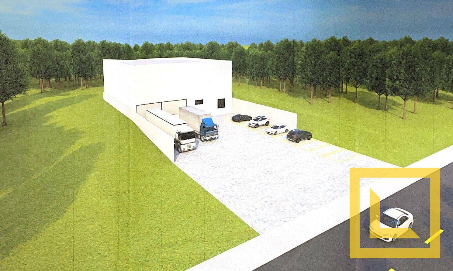 Depósito-Galpão, 750 m² - Foto 1