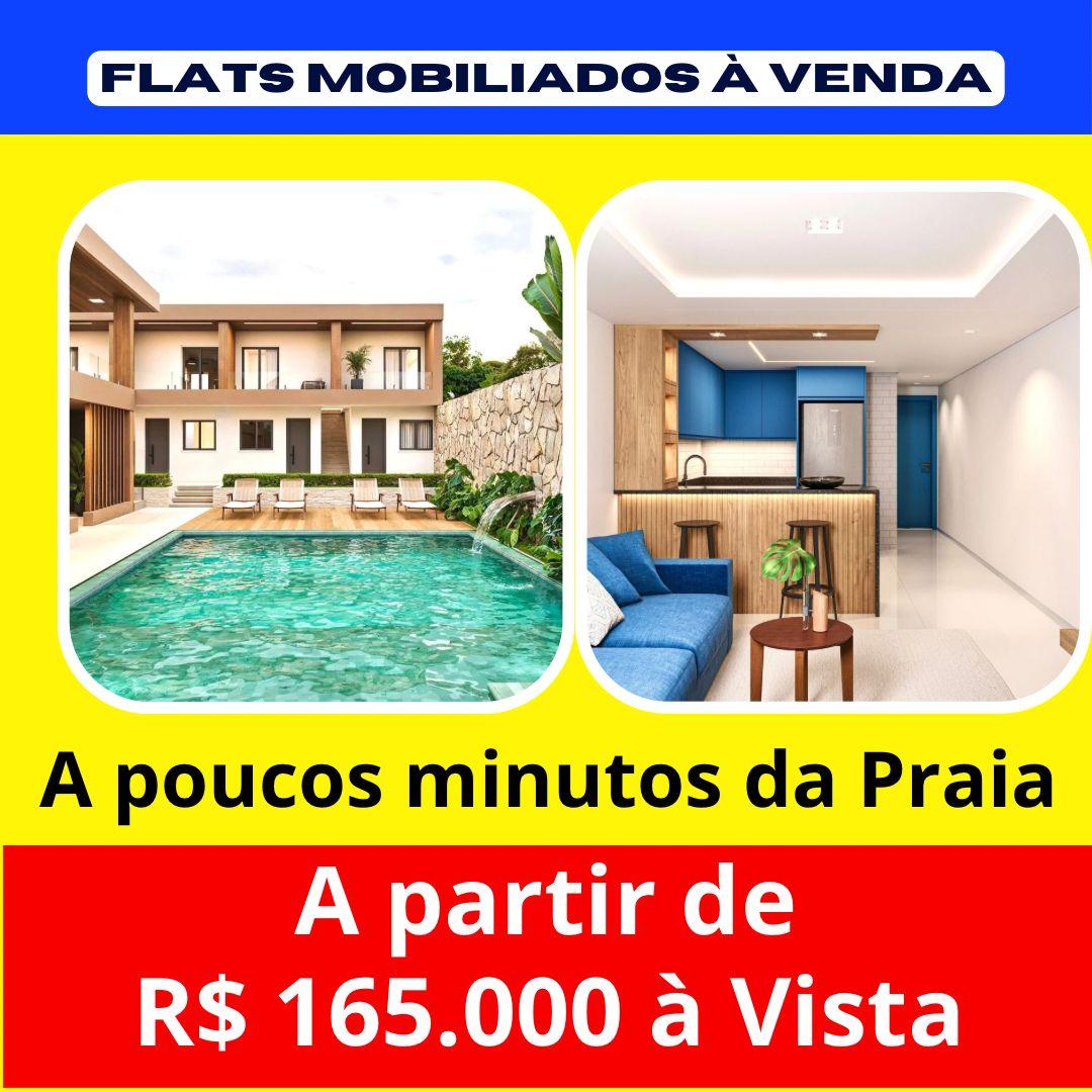 Flat/Apart Hotel à venda com 1 quarto, 45m² - Foto 1