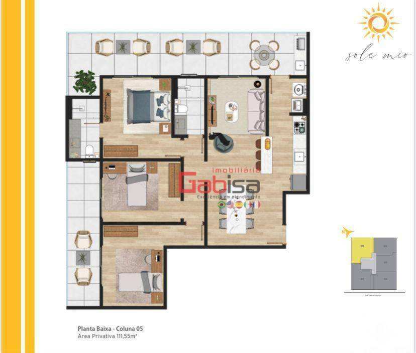 Apartamento à venda com 2 quartos, 85m² - Foto 9