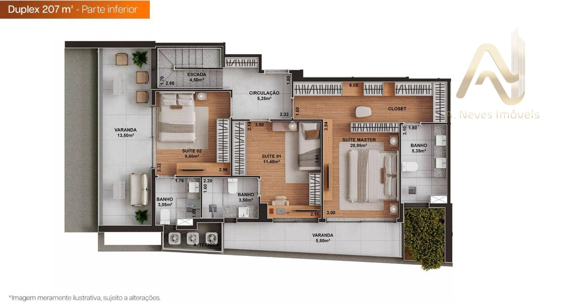 Apartamento, 3 quartos, 107 m² - Foto 4