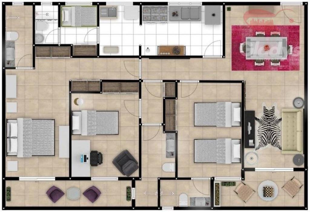 Apartamento à venda com 3 quartos, 115m² - Foto 23