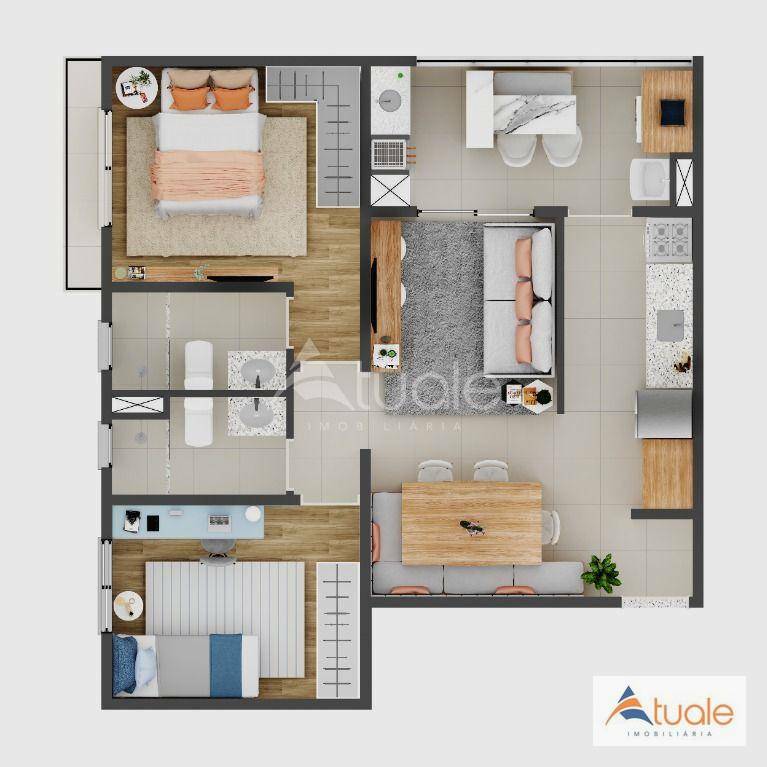 Apartamento à venda com 2 quartos, 60m² - Foto 32