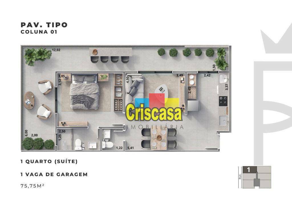 Apartamento à venda com 2 quartos, 109m² - Foto 12