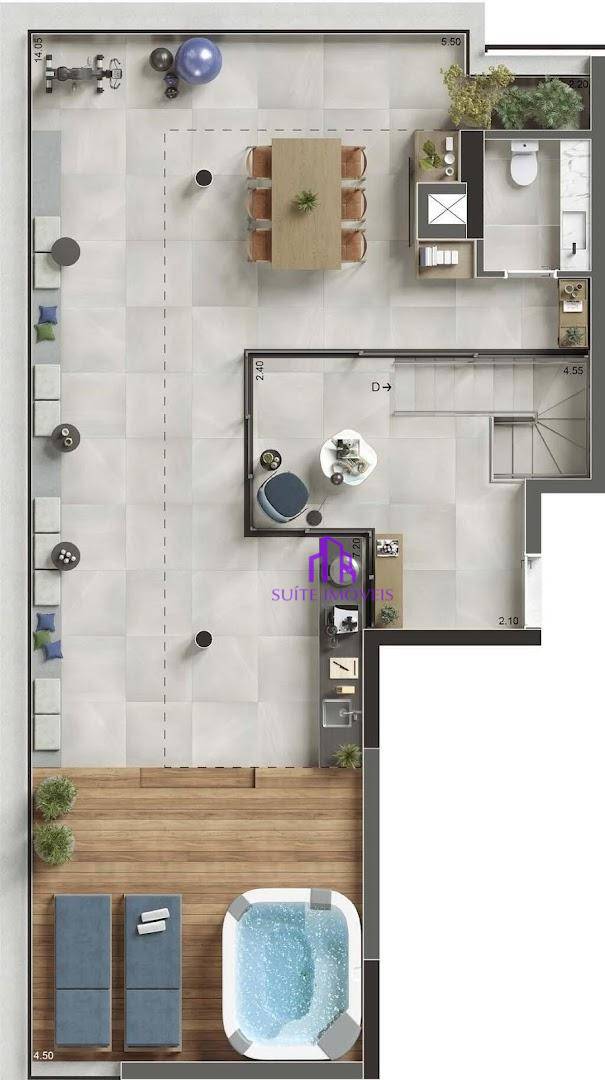 Cobertura à venda com 2 quartos, 146m² - Foto 25