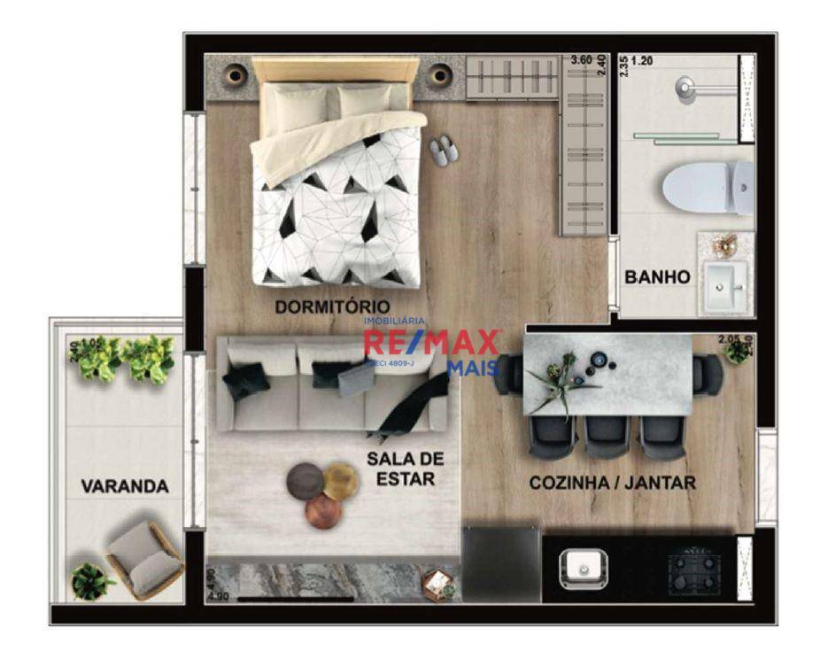 Apartamento à venda com 2 quartos, 57m² - Foto 29