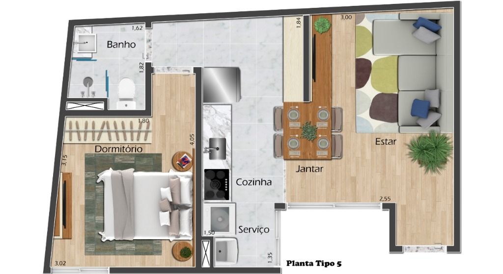 Apartamento à venda com 1 quarto, 44m² - Foto 30