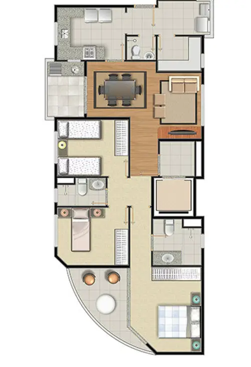 Apartamento à venda com 3 quartos, 96m² - Foto 8