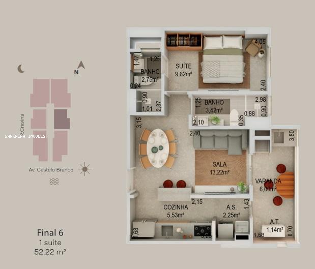 Apartamento à venda com 2 quartos, 69m² - Foto 27