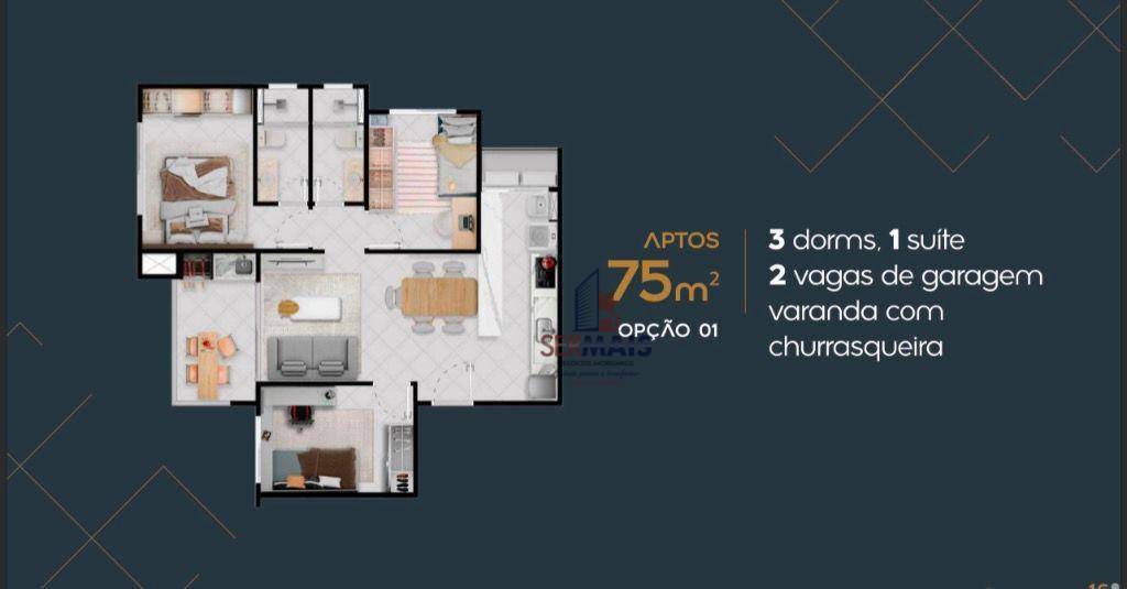Apartamento à venda com 2 quartos, 60m² - Foto 17