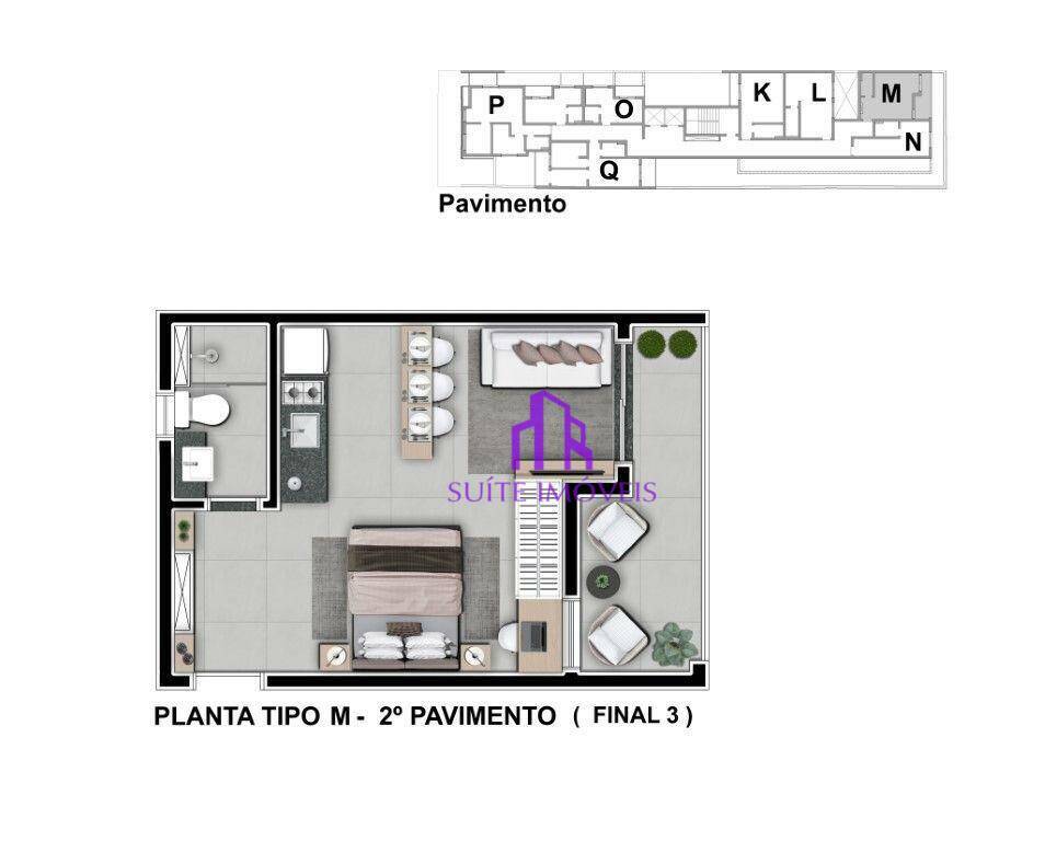 Apartamento à venda com 2 quartos, 49m² - Foto 31