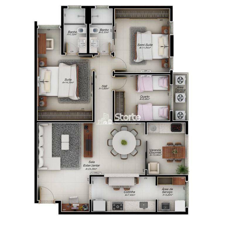 Cobertura à venda com 4 quartos, 236m² - Foto 22