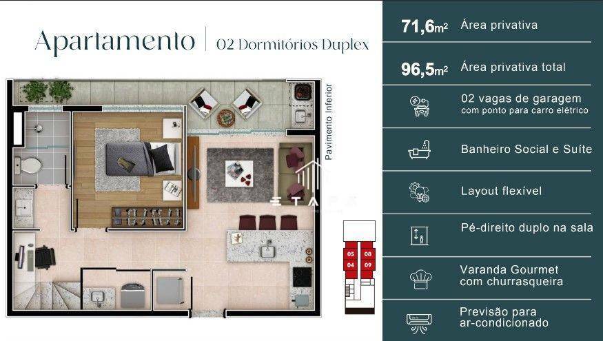 Apartamento à venda com 1 quarto, 45m² - Foto 14
