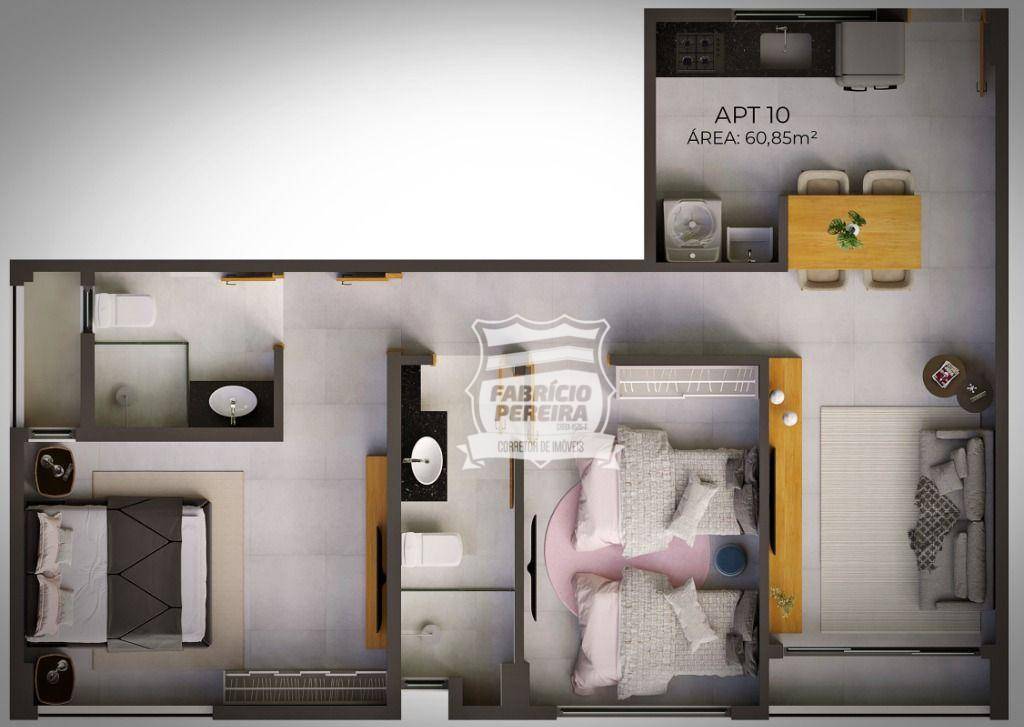 Apartamento à venda com 2 quartos, 57m² - Foto 55