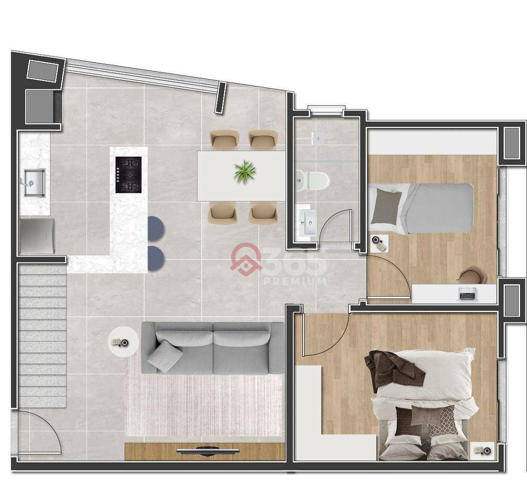 Apartamento à venda com 3 quartos, 202m² - Foto 9