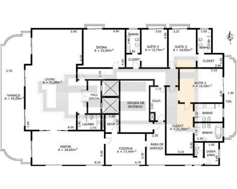 Apartamento à venda com 4 quartos, 440m² - Foto 2