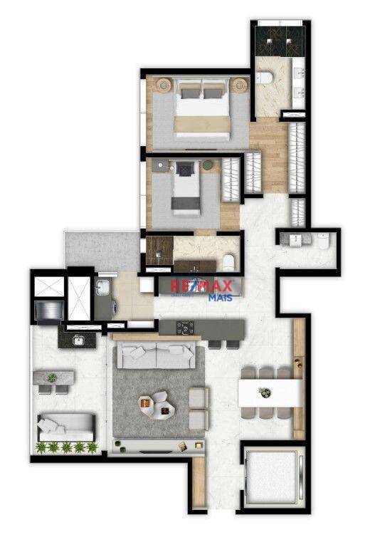 Apartamento à venda com 2 quartos, 125m² - Foto 13