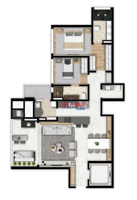 Apartamento à venda com 3 quartos, 159m² - Foto 14