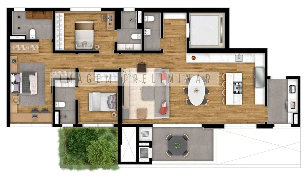 Apartamento à venda com 3 quartos, 23461m² - Foto 15