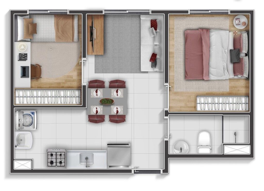 Apartamento à venda com 2 quartos, 34m² - Foto 19